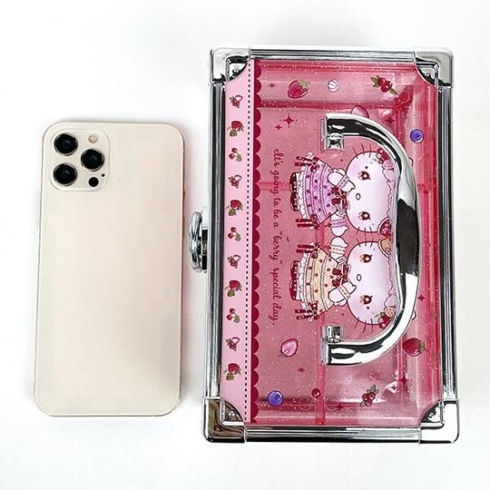 希少レア ハローキティ バニティケース USA 売れ筋 ペイズリー 2004