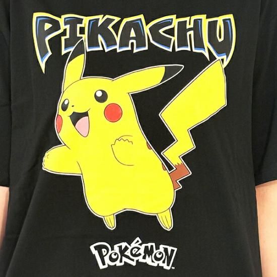 ポケットモンスター ピカチュウ ブラック Tシャツ 3Lサイズ アパレル
