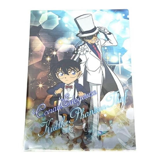 名探偵コナン 江戸川コナン＆怪盗キッド メタリッククリアファイル