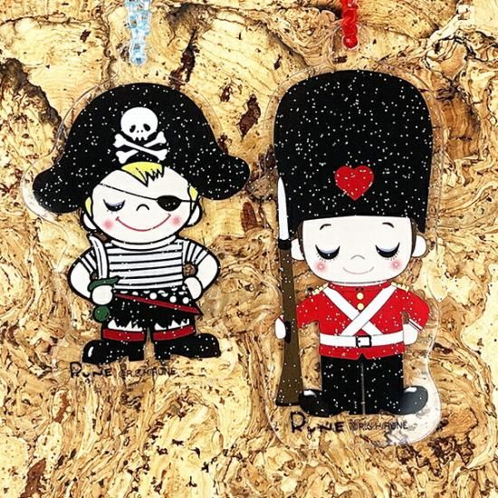 内藤ルネ 近衛兵さん アクリルキーホルダー 日本製