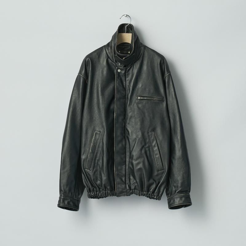 ssstein】COW LEATHER VINTAGE ZIP JACKET - HUUKU