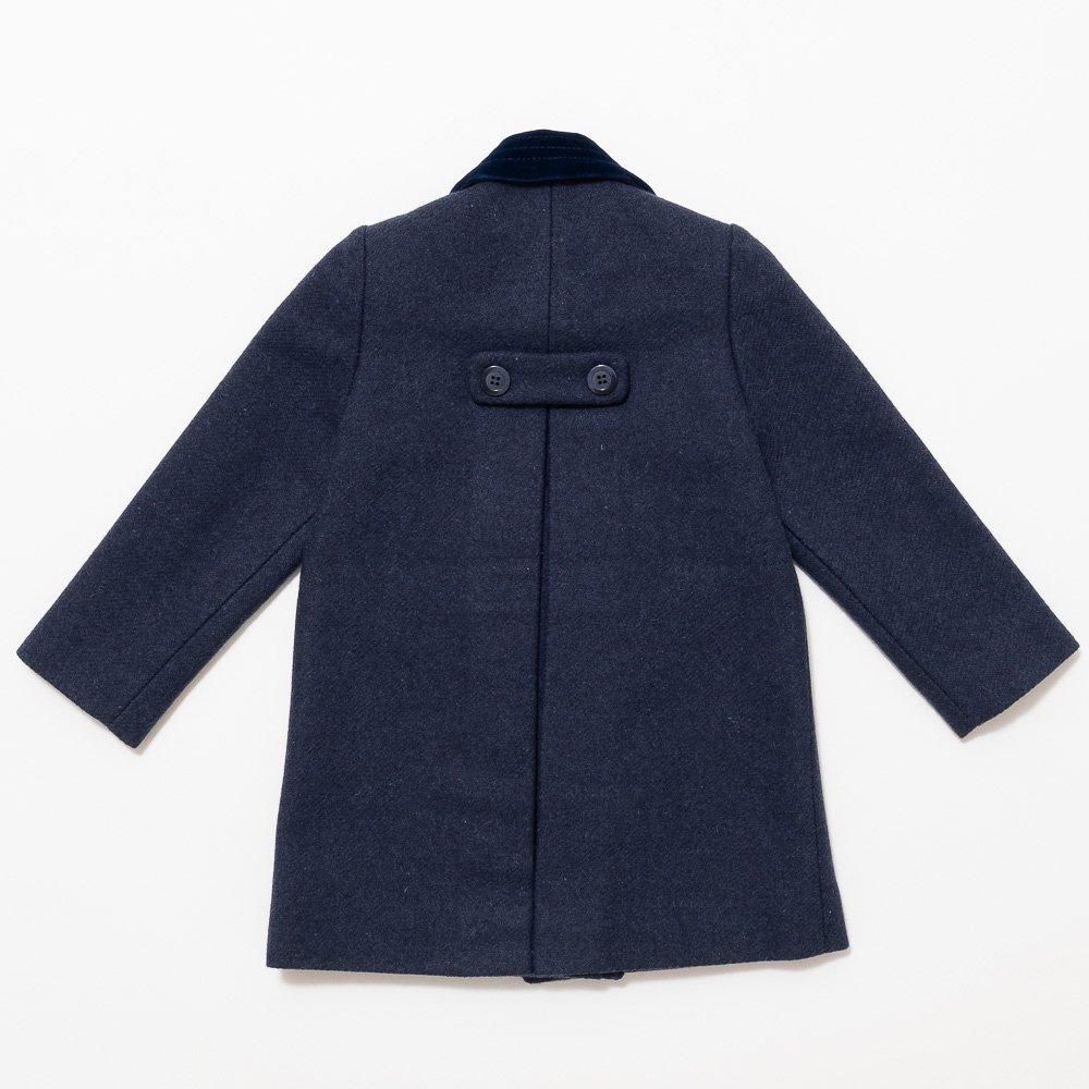 Amaia Kids - Classic coat - Navy (Girl) アマイアキッズ - ウール