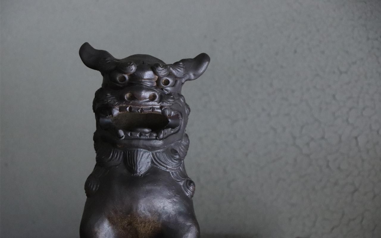 育陶園獅子 - 育陶園 やちむんの窯元｜沖縄の陶器 和食器などの