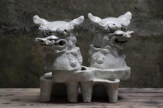 育陶園獅子 - 育陶園 やちむんの窯元｜沖縄の陶器 和食器などの