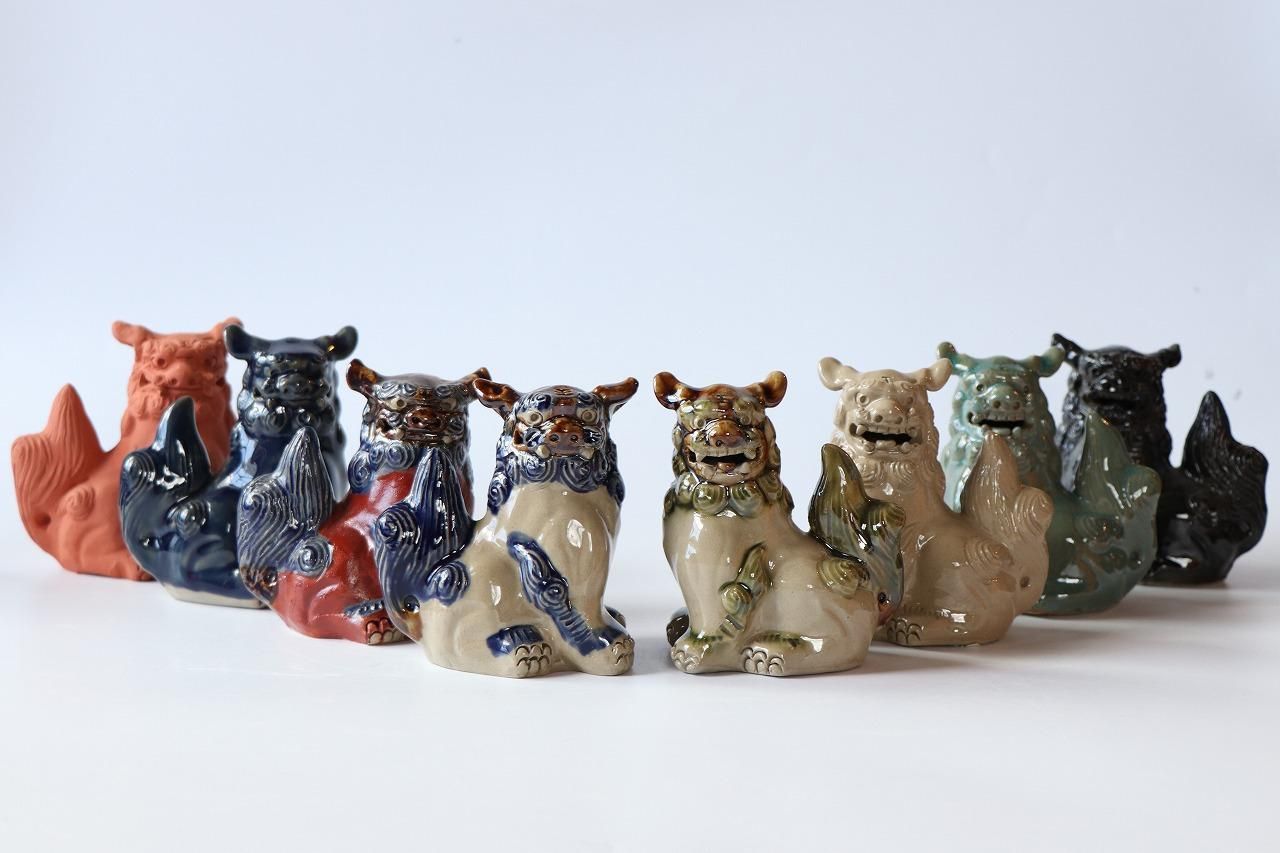 時代物！ 陶器製 獅子の形状 郷土玩具 約10cm