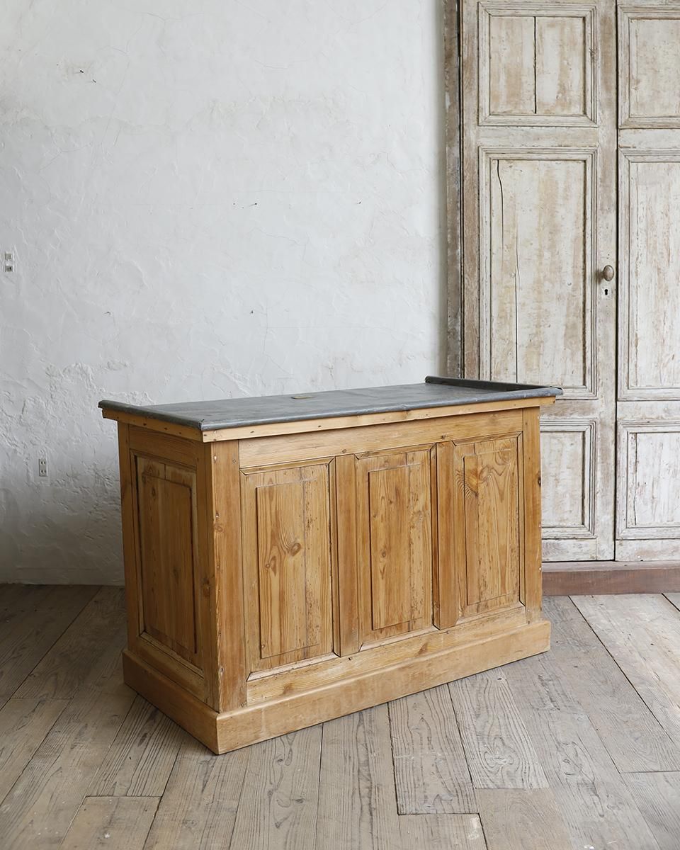 フランス アンティーク Shop Counter カウンター テーブル フランス