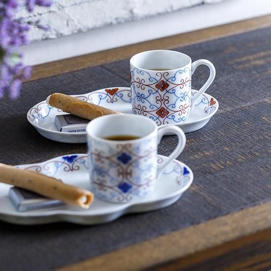 デミタスカップ＆ソーサー オランダの風景 人物 刻印あり 【公式通販】