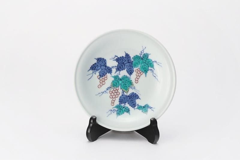 ☆今右衛門窯 葡萄絵飾皿