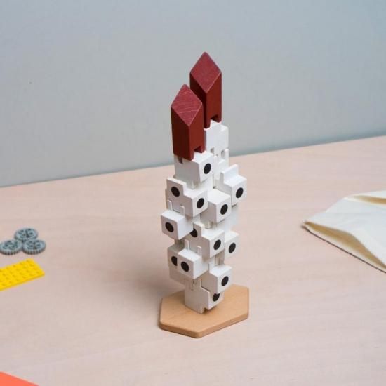 Japanese Capsule Tower / Stacking Game - NICK WHITE