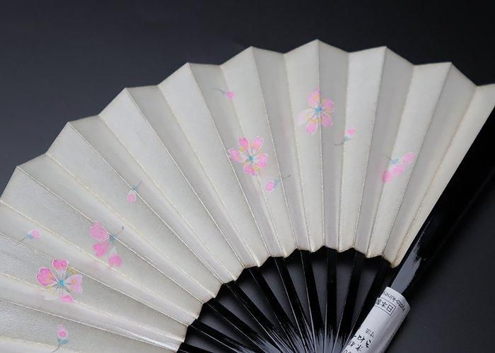 茶席扇 桜 宮脇賣扇庵 美也古扇 京扇子 - 京都富小路の和装小物専門店