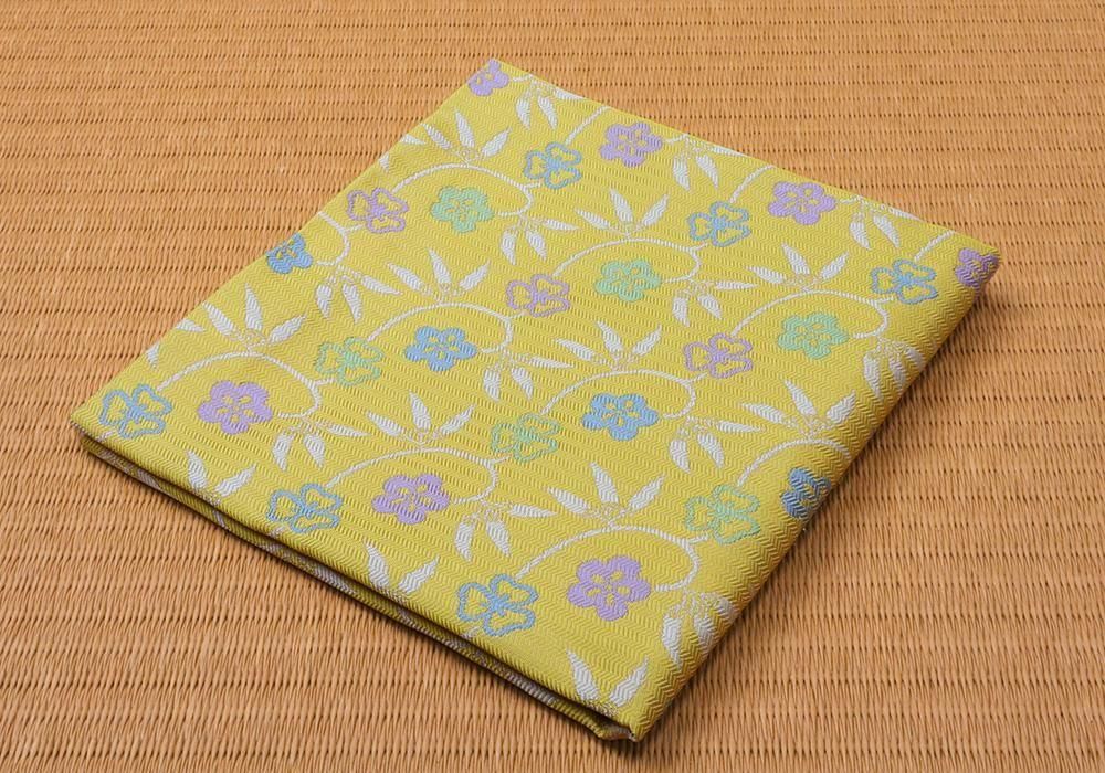 土田友湖-笹蔓紹巴出帛紗 | 正絹 共箱入 - 京都富小路の和装小物専門店