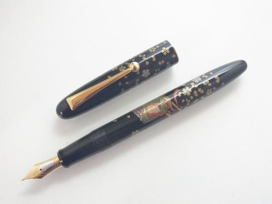 パイロット蒔絵万年筆、御所車 詳細ページ | 万年筆 ボールペンなど