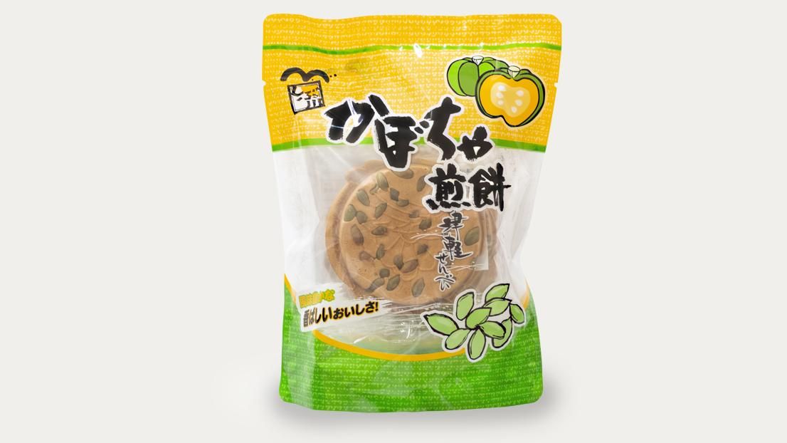 かぼちゃ煎餅(6枚入り)｜【オンラインショップ】渋川の津軽せんべい