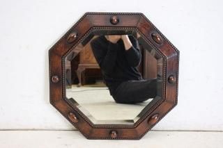 イギリス製アンティークのミラー・鏡 木製クラシカルデザイン 送料無料