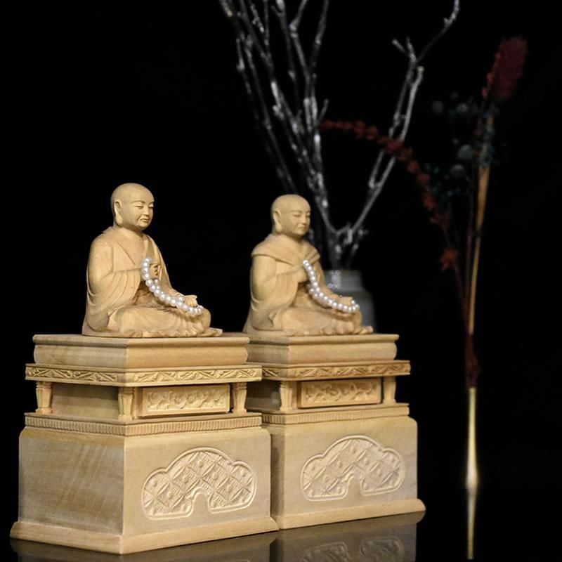 柘植 【蓮如上人・親鸞聖人】 坐1.5寸セット