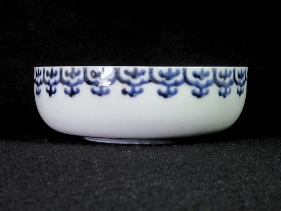 古伊万里 染付 瓔珞紋に団龍紋図 膾皿 春寒鉢