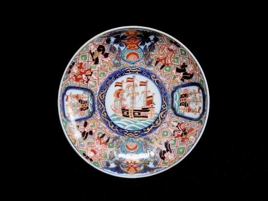 伊万里 古伊万里 大聖寺伊万里 大鉢 花鳥文 金襴手 色絵 伊万里 古