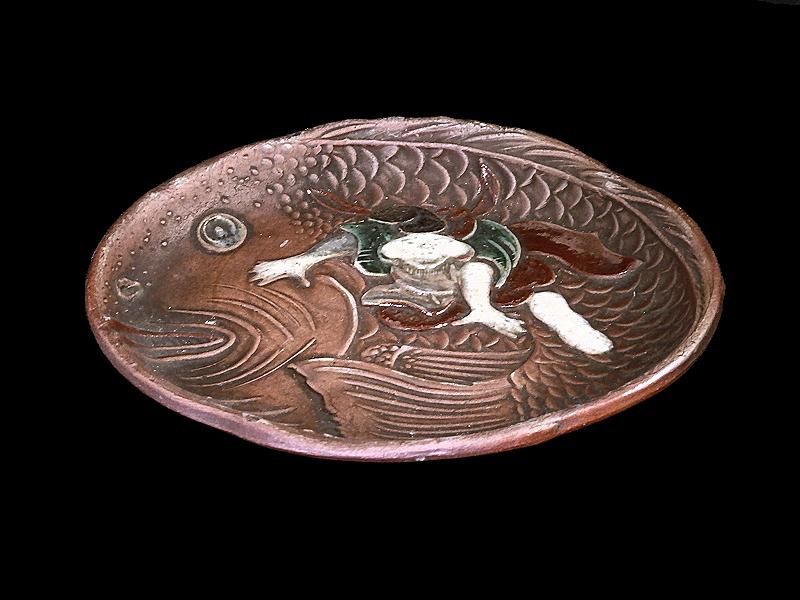 備前焼 煎餅皿 4種 4枚セット