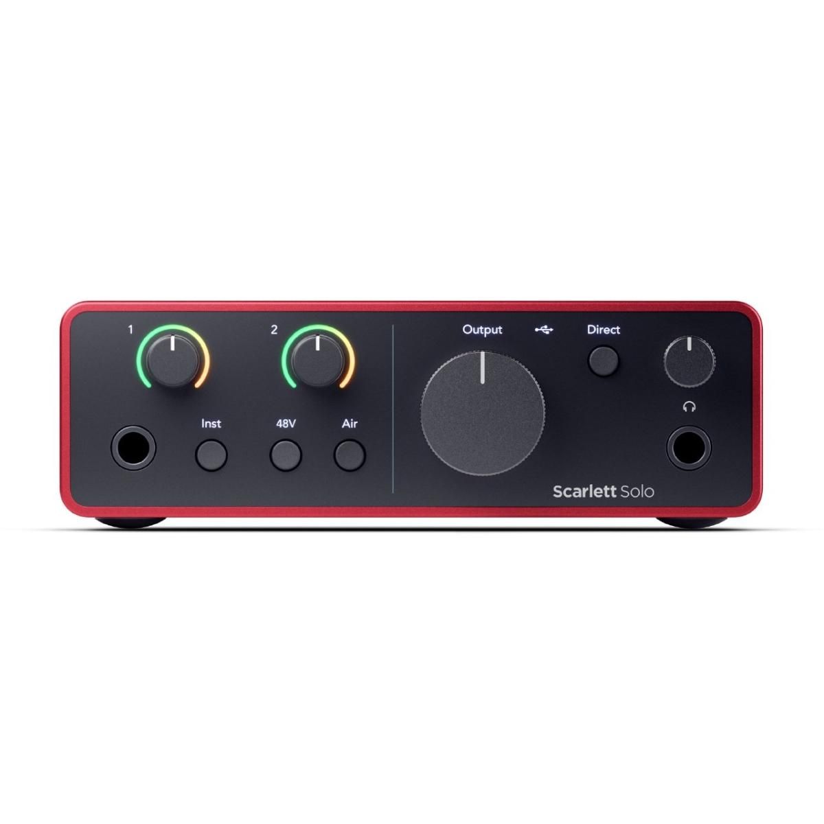 Focusrite Scarlett Solo | 2入力2出力USBオーディオインターフェース
