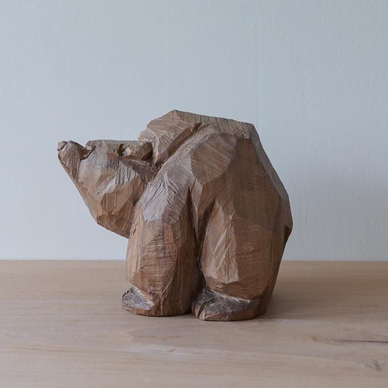 吉田マホガニー（翆帆） / 木彫り熊 02 - roof - RHINES