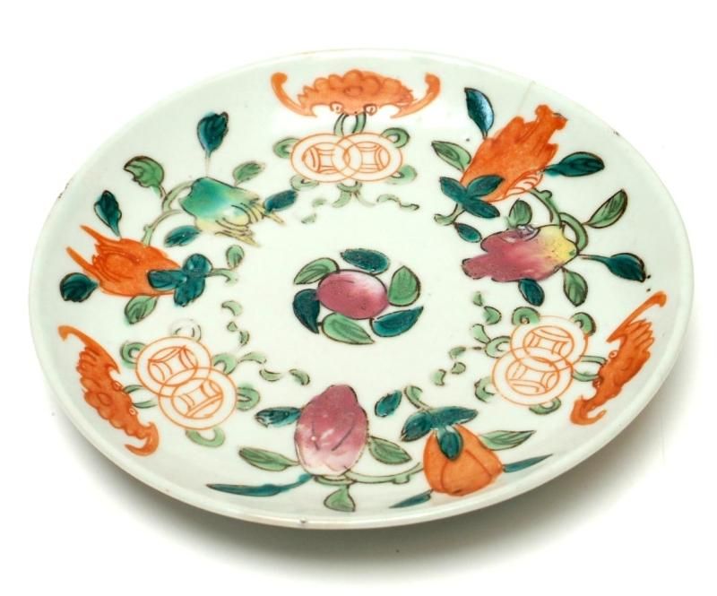 中国古玩 同治 粉彩瓜果図皿 - 書道用具専門店 西本皆文堂 オンライン