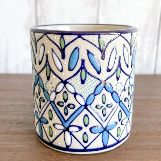 ハビエル セルビン メキシコ陶芸 大皿 セルビン焼き】陶器皿 | única