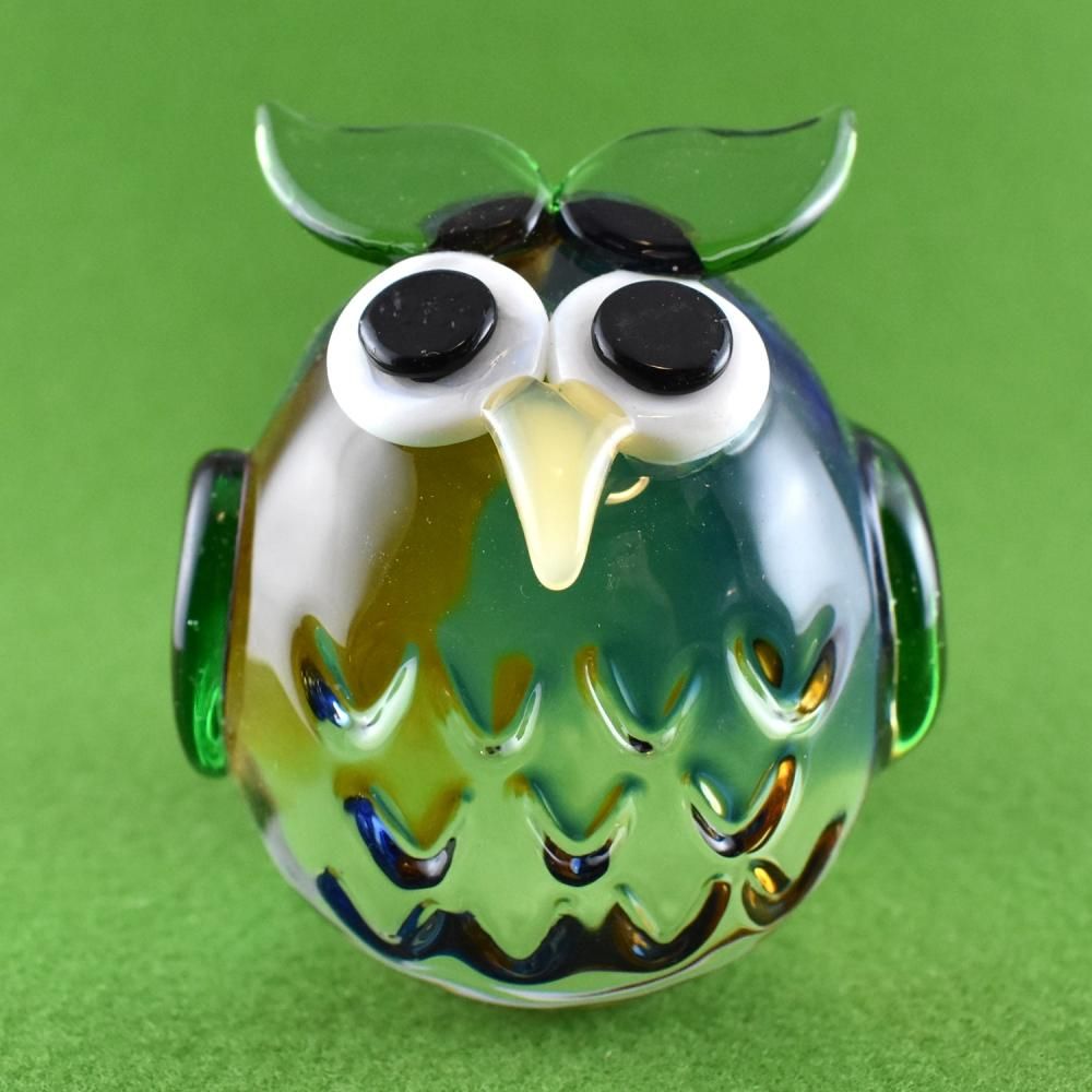 ライフォード社ステンドグラス ふくろうC梟フクロウ /グラスマスターズ