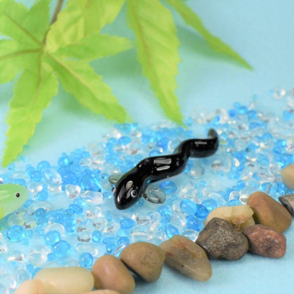 ミニチュアガラス細工｜ウナギ｜フォーカートグラスワークス