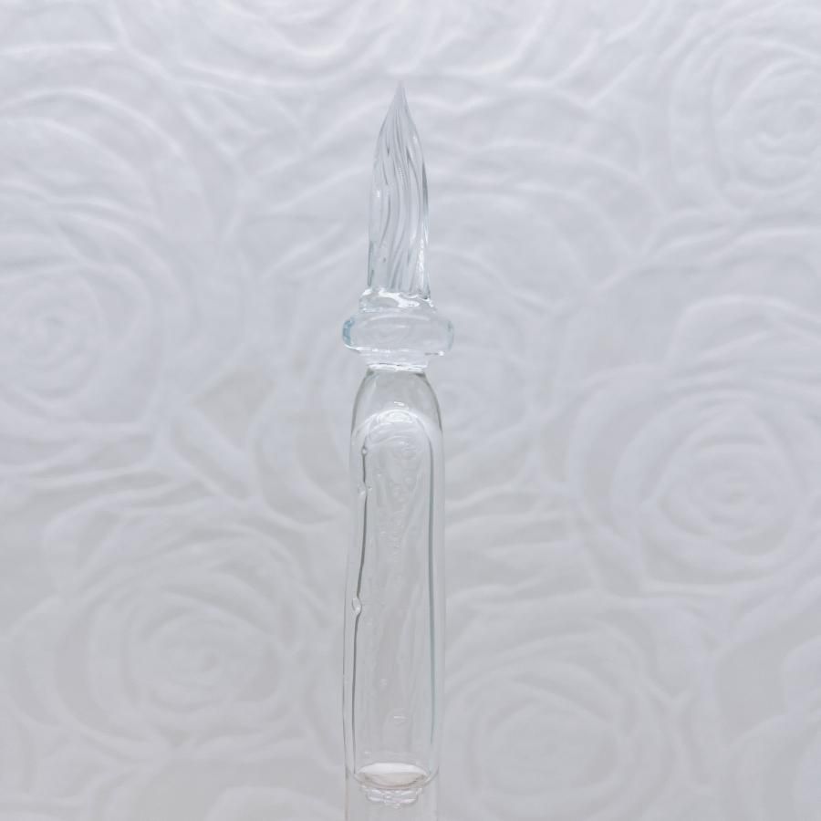 ガラス工房まつぼっくり】 ガラスペン 限定ストームグラス クンツァイト