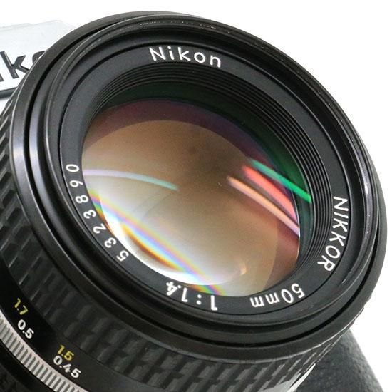 動作良好 Nikon FM2 & Ai-S 50mm F1.4 シルバー 動作良好 Nikon FM2
