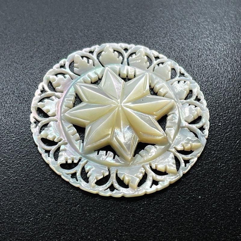 ベツレヘムパール | ボタン・ブローチ・ペンダントトップ - CO-【コー