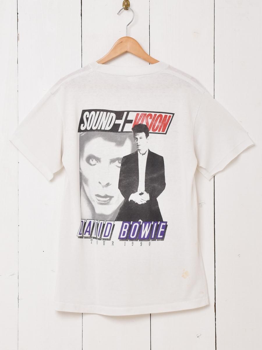 1990 David Bowie SOUND VISION ツアーTシャツ - 古着屋