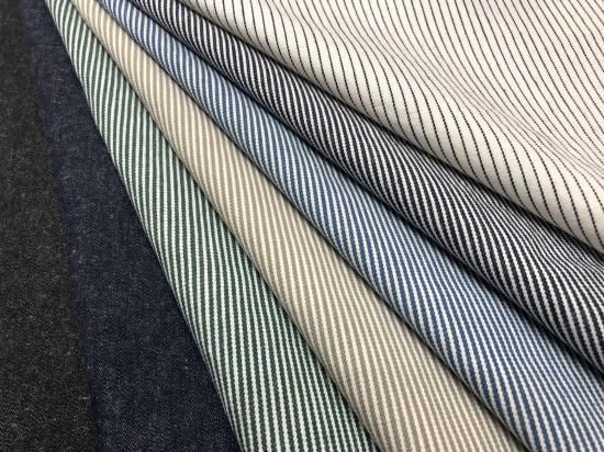 柔らかなヒッコリーストライプ | CLT324 - mulberry fabric