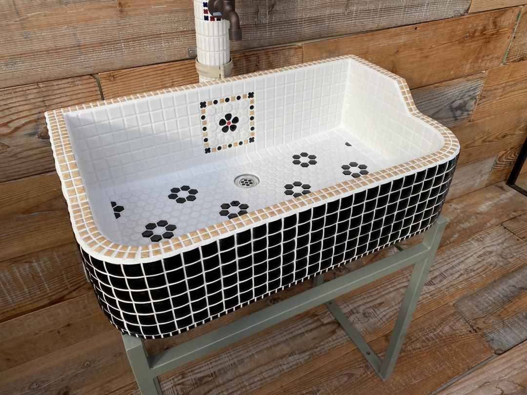 作善堂/SAZENDO SINKS 美濃焼タイルシンク｜レトロでおしゃれな日本製