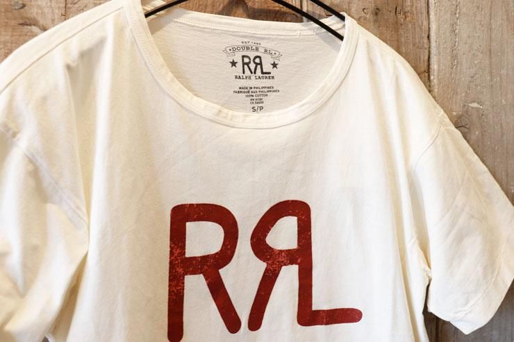 RRL(ダブルアールエルラルフローレン):ロゴ Tシャツ - Linkle-リンクル-