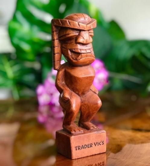 トレーダー ヴィックス,木彫り,ティキ,Tiki,置物,ハワイ,雑貨,ハパ