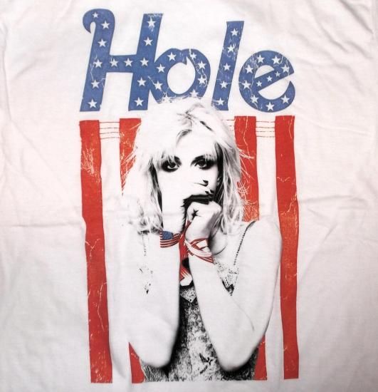 バンドTシャツ 通販 ホール Tシャツ HOLE FLAG 白 正規品 コートニー