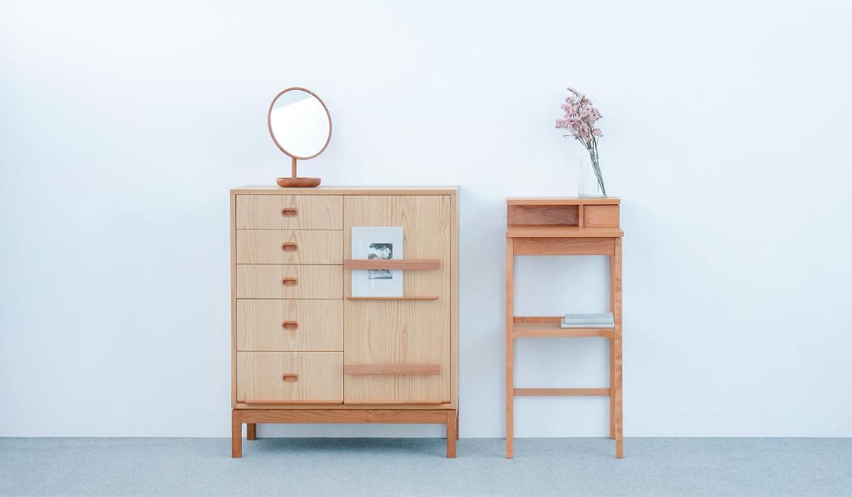 ROSELLE ドレッサースタンド ミラーなし - TATENO WOOD ART online