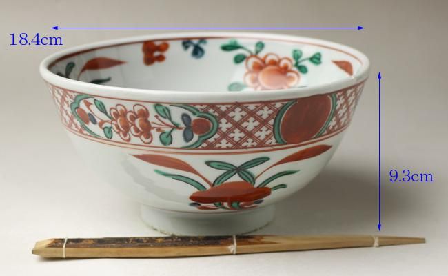 三浦竹泉(三代） 倣赤絵呉須鉢 ※菓子鉢