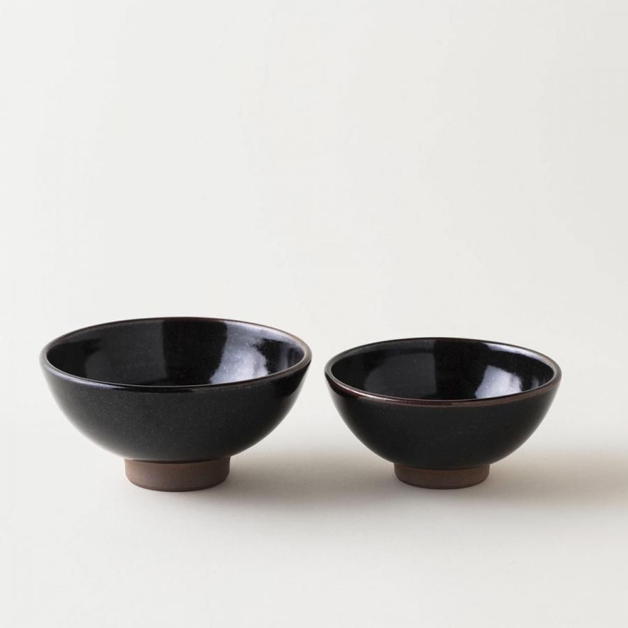 黒薩摩夫婦飯碗[クロサツマメオトメシワン]｜沈壽官窯（ちんじゅかんが