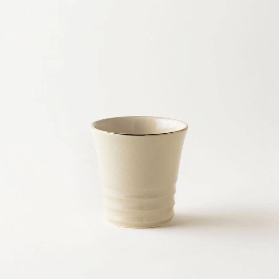 白薩摩タンブラー（三段溝）[シロサツマタンブラー (サンダンミゾ