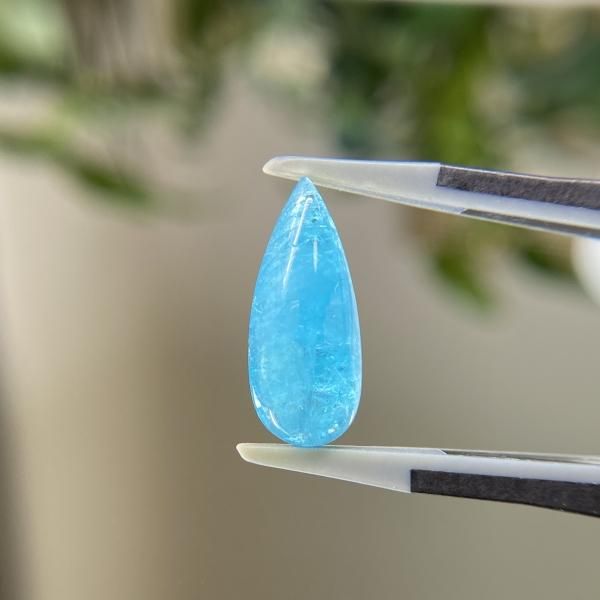 リング制作 オールドストック☆大粒パライバトルマリン ペアシェイプ