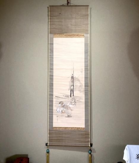 作者不詳/美人画/浮世絵/風俗画/掛軸☆宝船☆AH-672