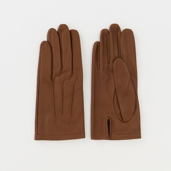 Lambskin Gloves Brown - randomwalk