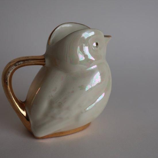 Vintage Ceramic Bird flower vase/ビンテージ 陶器 鳥モチーフ