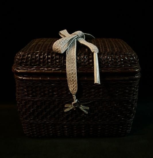 虫篭 安藤竹良斎作