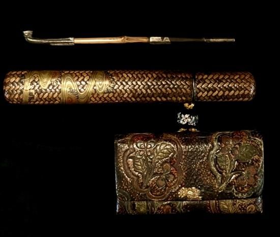 目貫 煙草入れ金具 前金具 帯留 カフス 刀装具 煙草入れ まとめて オ10