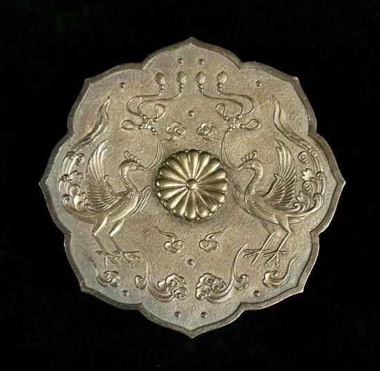 ボンボニエール 八稜鏡形鳳凰文 天皇家 大正大礼 純銀製」 - 正尚堂