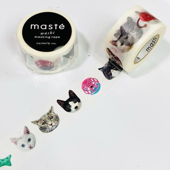 MARK'S(マークス) マスキングテープ・マルチ ネコ MST-MKT12-A