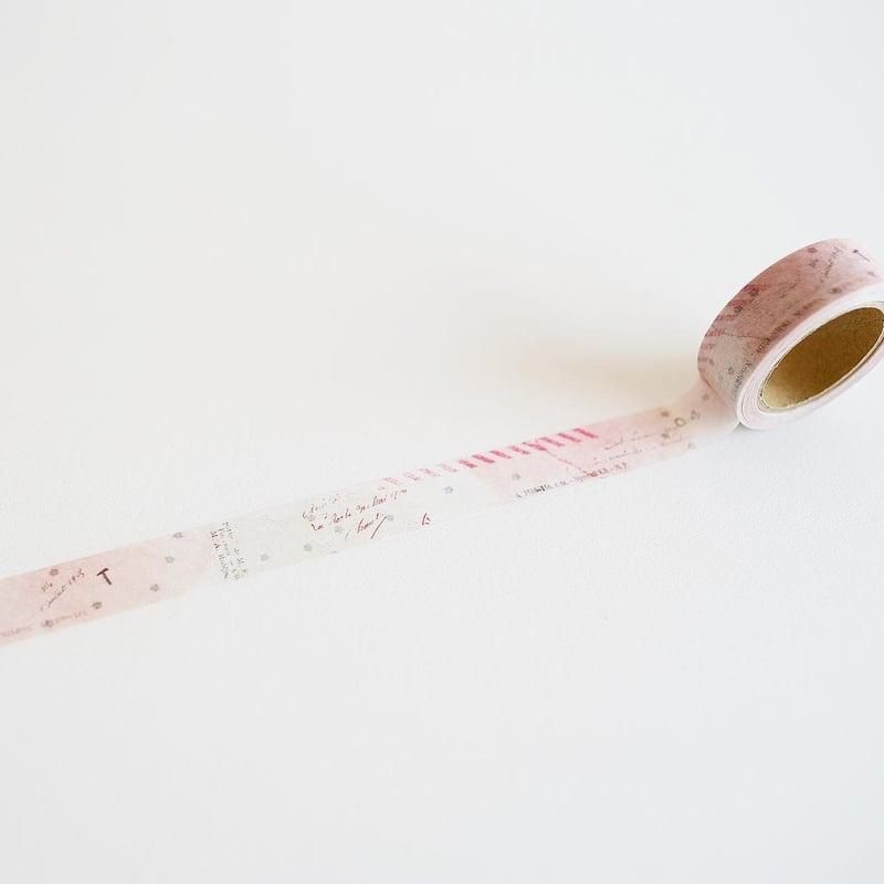 ヨハク CHECK&STRIPE マスキングテープ 冬の贈り物2023 ホシアカリ YC-019